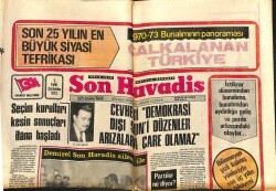 Son Havadis Gazetesi 5 Eylül 1973 - Kolera Almanyaya Sıçradı GZ102046 - 2
