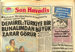 Son Havadis Gazetesi 5 Eylül 1980 - Bülent Ersoy , Sarı - Lacivertli Renk İşte Canımı Veririm diyor GZ65498 - 2