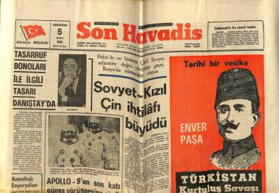 Son Havadis Gazetesi 5 Mart 1969 - Sovyet-Kızıl Çin İhtilafı Büyüyor..Ankara Fen Fakültesi Süresiz Tatil Edildi GZ59069 - 1