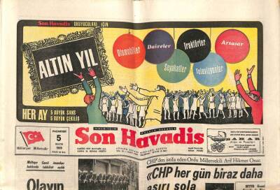 Son Havadis Gazetesi 5 Mayıs 1969 - Solcular Sendikalara Sızmaya Çalışıyor GZ56470 - 1