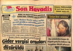 Son Havadis Gazetesi 5 Mayıs 1981 - Banker Kaçtellinin Kastelliyi Ziyareti GZ69781 - 2