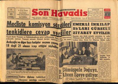 Son Havadis Gazetesi 5 Nisan 1961 - D.P. Mallarının Satışları Başladı GZ69506 - 2