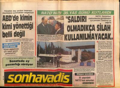 Son Havadis Gazetesi 5 Nisan 1984 - ABDde Kimin Kimi Yönettiği Belli Değil - ANAPde Hesap Günü GZ121171 - 1