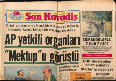 Son Havadis Gazetesi 5 Ocak 1980 - Zeki Mürene Rekor Dayanmıyor... GZ87573 - 1