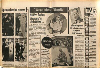 Son Havadis Gazetesi 5 Ocak 1981 - Nilüfer Barbra Streisandın İzini Sürüyor GZ97966 - 1