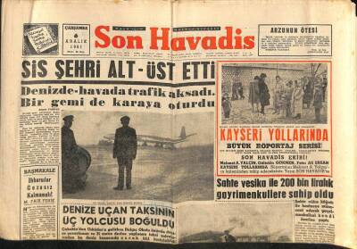 Son Havadis Gazetesi 6 Aralık 1961 - Akaryakıtsız , Hava İle İşliyen Motor İcat Edildi GZ102018 - 1