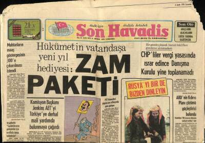 Son Havadis Gazetesi 6 Aralık 1978 - Ünlü Fransız Şarkıcısı Nicoletta Boğazda Felekten Bir Gece Çaldı GZ114414 - 1