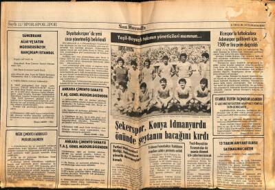 Son Havadis Gazetesi 6 Aralık 1979 - Galatasaray Bursasporu Eledi GZ56303 - 1