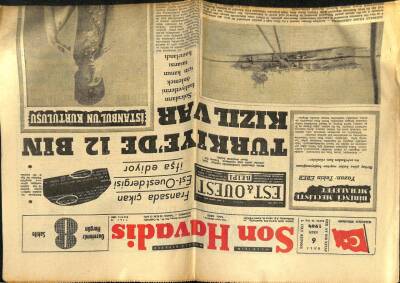 Son Havadis Gazetesi 6 Ekim 1964 - Türkiyede 12 Bin Kızıl Var GZ59468 - 1