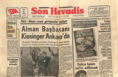 Son Havadis Gazetesi 6 Eylül 1968 - Artvinde Bulunan Bakır Madenini Etibank İşletecek GZ106941 - 1