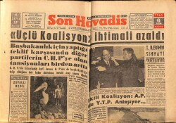 Son Havadis Gazetesi 6 Kasım 1961 - 15 Bin Belediye İşçisi İdareden Şikayet Ediyor GZ69498 - 2