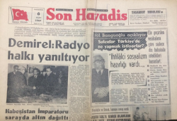 Son Havadis Gazetesi 6 Mart 1967 - Demirel Radyo Halkı Yanıltıyor - GZ12804 - 1