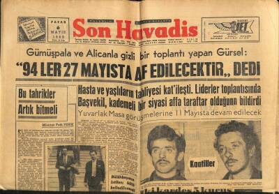 Son Havadis Gazetesi 6 Mayıs 1962 - B. Amerika Nükleer Roket Başlıklarını Geri Almıyor GZ102096 - 2