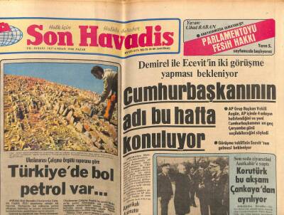 Son Havadis Gazetesi 6 Nisan 1980 - Ajda Pekkan Tatil Gününü 7 Şarkı İle Süsleyecek GZ76876 - 1