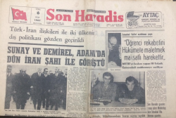 Son Havadis Gazetesi 6 Ocak 1967 - Sunay Ve Demirel Adanada Dün İran Şahı İle Görüştü - GZ12800 - 1