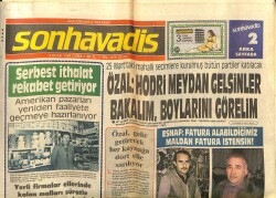 Son Havadis Gazetesi 6 Ocak 1984 - John Travolta Oltanın Ucunda!.. - Zeki Müren Sağlığımı Özala Borçluyum GZ121129 - 1