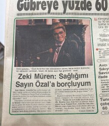 Son Havadis Gazetesi 6 Ocak 1984 - John Travolta Oltanın Ucunda!.. - Zeki Müren Sağlığımı Özala Borçluyum GZ121129 - 2