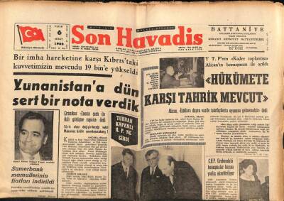 Son Havadis Gazetesi 6 Şubat 1966 - Yunanistanda Depremden 9 Bin Kişi Evsiz Kaldı GZ77625 - 1
