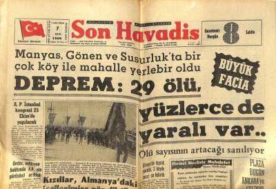 Son Havadis Gazetesi 7 Ekim 1964 - Kızıllar Almanyadaki İşçilerimize Göz Diktiler GZ59467 - 1
