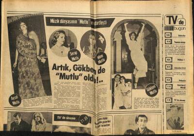 Son Havadis Gazetesi 7 Ekim 1980 - Müjdat Gezen Kızına Moral Hocalığı Yapıyor..Artık Gökbende Mutlu Oldu GZ59150 - 1