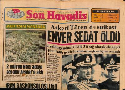 Son Havadis Gazetesi 7 Ekim 1981 - Türkiyenin Üçüncü Opera Binası İzmirde Kuruluyor GZ69035 - 2