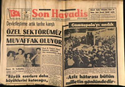 Son Havadis Gazetesi 7 Haziran 1965 - H.Dinçer Askeri Yardım Konusunda Pariste Olumlu Bir Sonuca Vardık dedi GZ124315 - 1