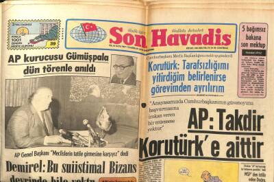 Son Havadis Gazetesi 7 Haziran 1979 - Demirel Bu Suiistimal Bizans Devrinde Bile Yoktu GZ99152 - 1