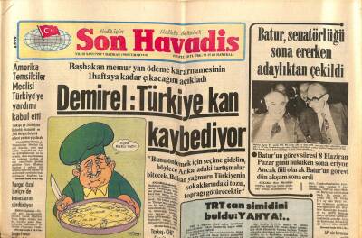 Son Havadis Gazetesi 7 Haziran 1980 - Danimarka Metal İşçileri Sendikası Türk-Metal Başkanlığına Yeniden Seçilen Özbeke Plaket Verdi GZ92171 - 1