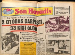 Son Havadis Gazetesi 7 Haziran 1982 - Hindistanda Kasırga 235 Can Aldı GZ69172 - 2