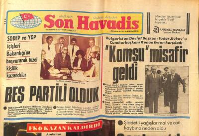 Son Havadis Gazetesi 7 Haziran 1983 - Avusturya Lisesi 100.Yılında Sanat Olaylarına da Yer Verdi GZ65611 - 2