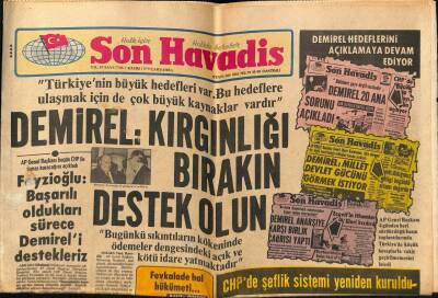 Son Havadis Gazetesi 7 Kasım 1979 - Yaşar Özel İkinci Defa Baba Oluyor GZ69731 - 2