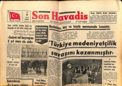 Son Havadis Gazetesi 7 Mart 1967 - İnönü , Mektubu Almadım Dediği İçin Banguoğlu Bu Defa Millete Mektup Yazdı GZ65656 - 2