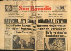 Son Havadis Gazetesi 7 Mayıs 1962 - Bizde Ve Dünyada Kaçakçılık Artıyor... GZ102095 - 2