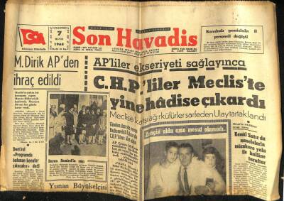 Son Havadis Gazetesi 7 Mayıs 1966 - Hülya Koçyiğit Yardım Kampanyasına İştirak Etti GZ59379 - 1