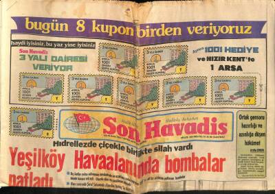 Son Havadis Gazetesi 7 Mayıs 1979 - Kemal Aygün Toprağa Verildi GZ70448 - 2