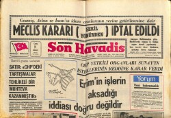 Son Havadis Gazetesi 7 Nisan 1972 - İstanbul Telefonları Takviye Ediliyor GZ65565 - 1