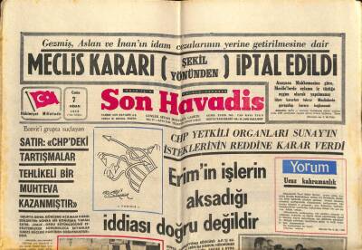 Son Havadis Gazetesi 7 Nisan 1972 - İstanbul Telefonları Takviye Ediliyor GZ65565 - 1