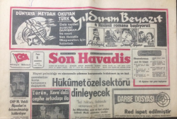 Son Havadis Gazetesi 8 Ağustos 1971 - Hükümet Özel Sektörü Dinleyecek - GZ12828 - 1