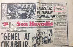 Son Havadis Gazetesi 8 Ağustos 1972 - Genel Af Çıkabilir - GZ12489 - 1