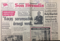 Son Havadis Gazetesi 8 Eylül 1971 - Harem Dairesi Törenle Açıldı - GZ12884 - 2