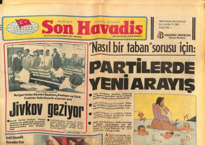 Son Havadis Gazetesi 8 Haziran 1983 - Vehbi Koç Kaza Şokunu Atlattı... GZ65610 - 2