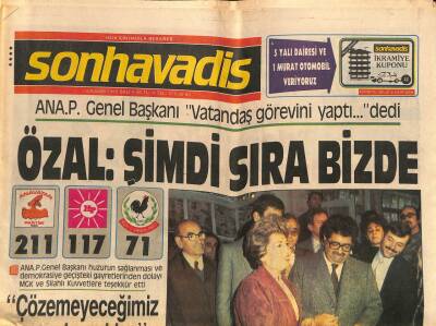 Son Havadis Gazetesi 8 Kasım 1983 - Daldan Dala da Emel Sayın Var - GZ102179 - 1