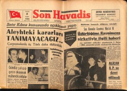 Son Havadis Gazetesi 8 Mart 1964 - Mandy Ankaraya Sokulmayacak... GZ69827 - 2