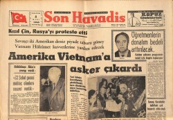 Son Havadis Gazetesi 8 Mart 1965 - Dalida'nın Süksesi Artıyor - Amerika Vietnam'a Asker Çıkardı GZ158828 - Gökçekoleksiyon