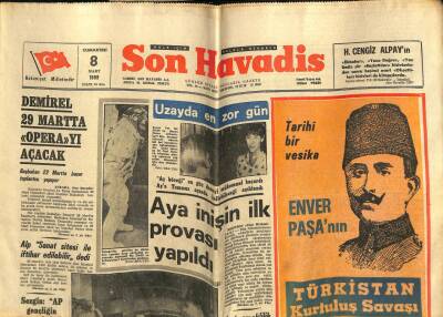 Son Havadis Gazetesi 8 Mart 1969 - Aya İnişin İlk Provası Yapıldı..Boykot Yapan Asistanlar İstifaya Davet Edildi GZ59138 - 1