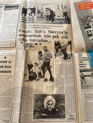 Son Havadis Gazetesi 8 Mart 1979 - Farah: Şah'a Süreyya'yı Unutturmak İçin Pek Çok Çaba Harcadım - İşte TRT'nin Adaleti GZ143086 - 2