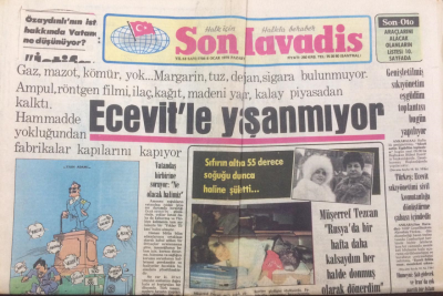 Son Havadis Gazetesi 8 Ocak 1979 - Ecevitle Yaşanmıyor - GZ12790 - 1