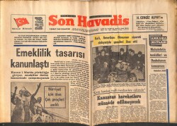 Son Havadis Gazetesi 8 Şubat 1969 - Hülya Koçyiğit Tükenmiş - Nixon , 23 Şubatta Avrupa'ya Gidiyor GZ158772 - Gökçekoleksiyon