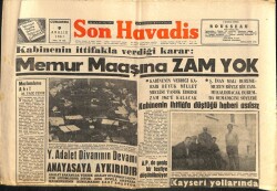 Son Havadis Gazetesi 9 Aralık 1961 - İskenderun Ve Adanada Çocuk Kaçırma Salgını GZ102021 - 1