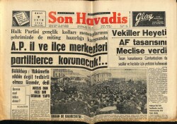 Son Havadis Gazetesi 9 Ekim 1962 - Yemen Çok Karışık Bir Durumda GZ69246 - 2